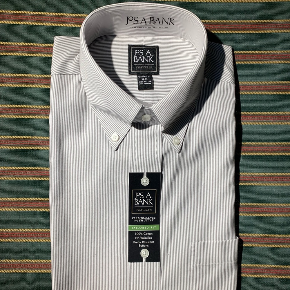 Jos A Bank Traveller Shirt
